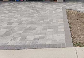 Stamped Concrete Driveway Installation | S&P Hardscape Remodeling Los Angeles | Mid-City West